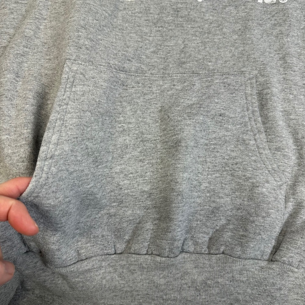 Walt Disney World Mickey Mouse Gray Pullover Hoodie Sweatshirt M Double Sided - Picture 7 of 11